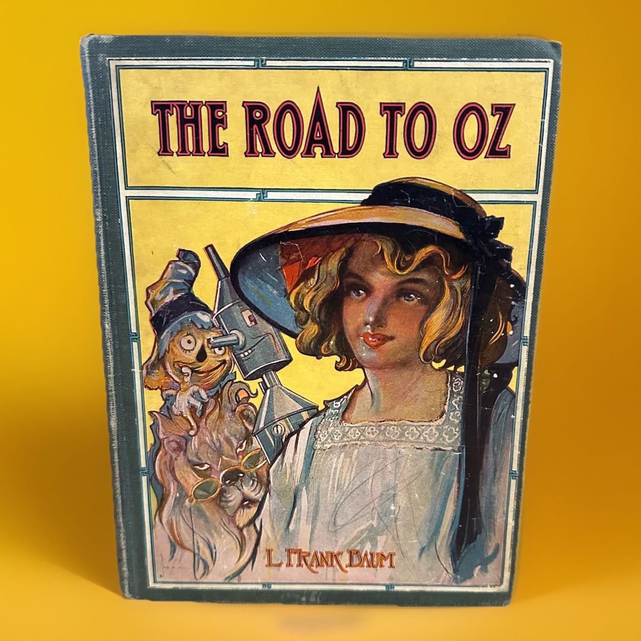 Antique The Road to Oz L. Frank Baum Original 1909 Reilly & Lee Hardcover Book