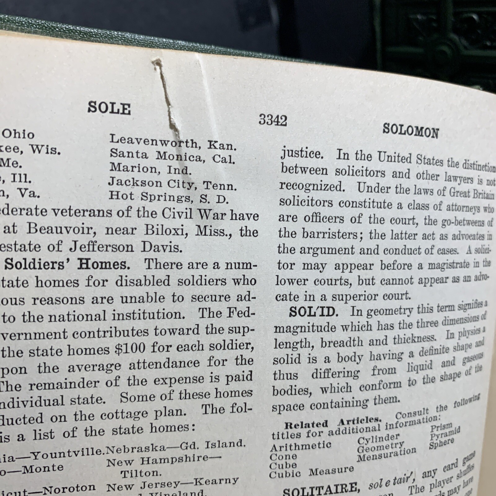The American Educator Encyclopedia Books 4, 5 And 10 Embossed Dark Green 1932