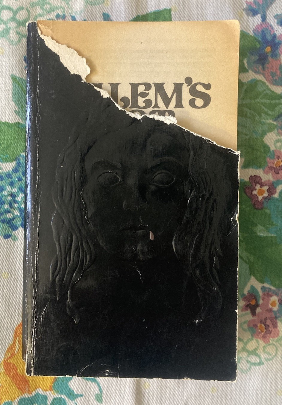 Salem’s Lot Stephen King 1976 PB First Edition 1st Printing Embossed Black Cover