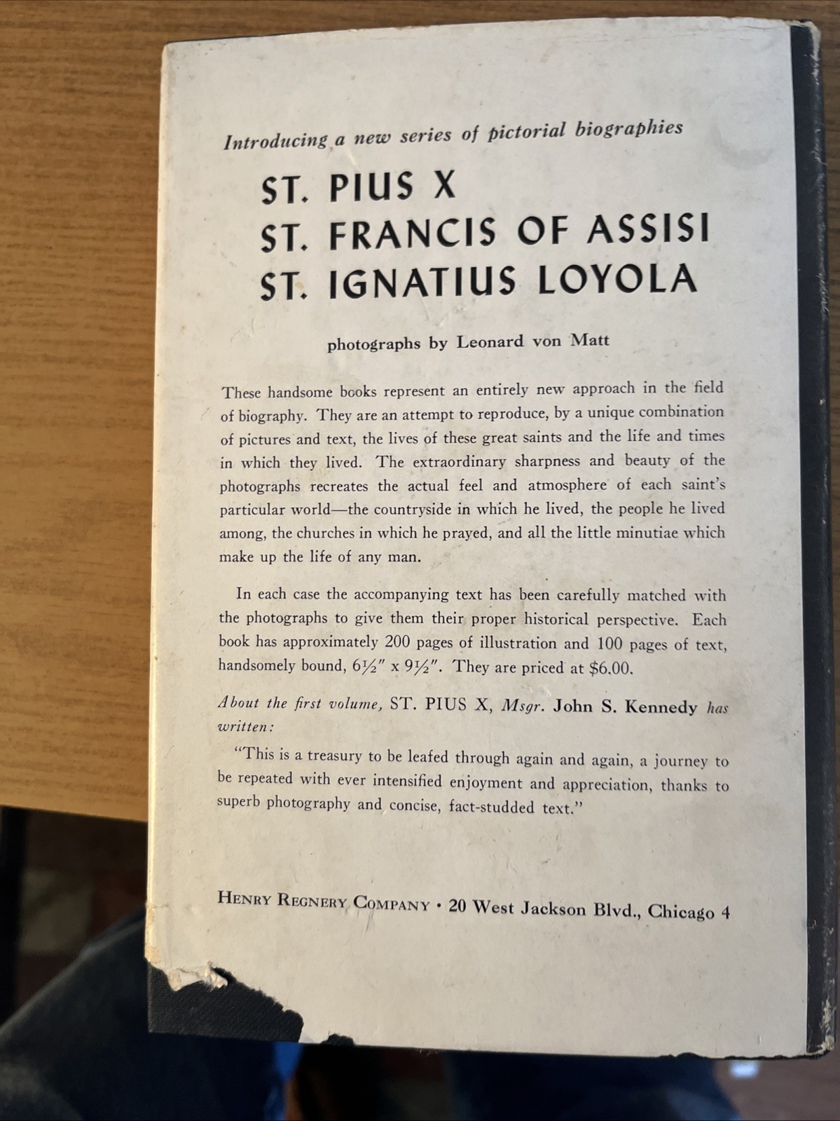 St. Thomas Aquinas – Time Cannot Dim by Malachy G. Carroll HC First Edition Ver