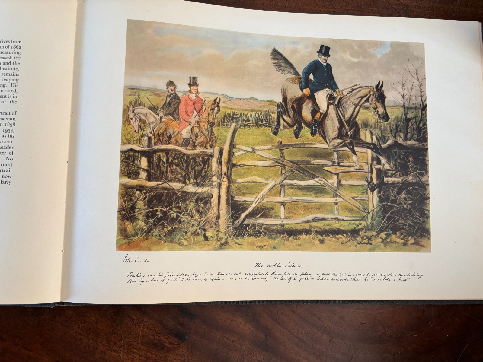 The Noble Science John Leech 1817-64 in the Hunting Field 1948 By T. Bodkin book