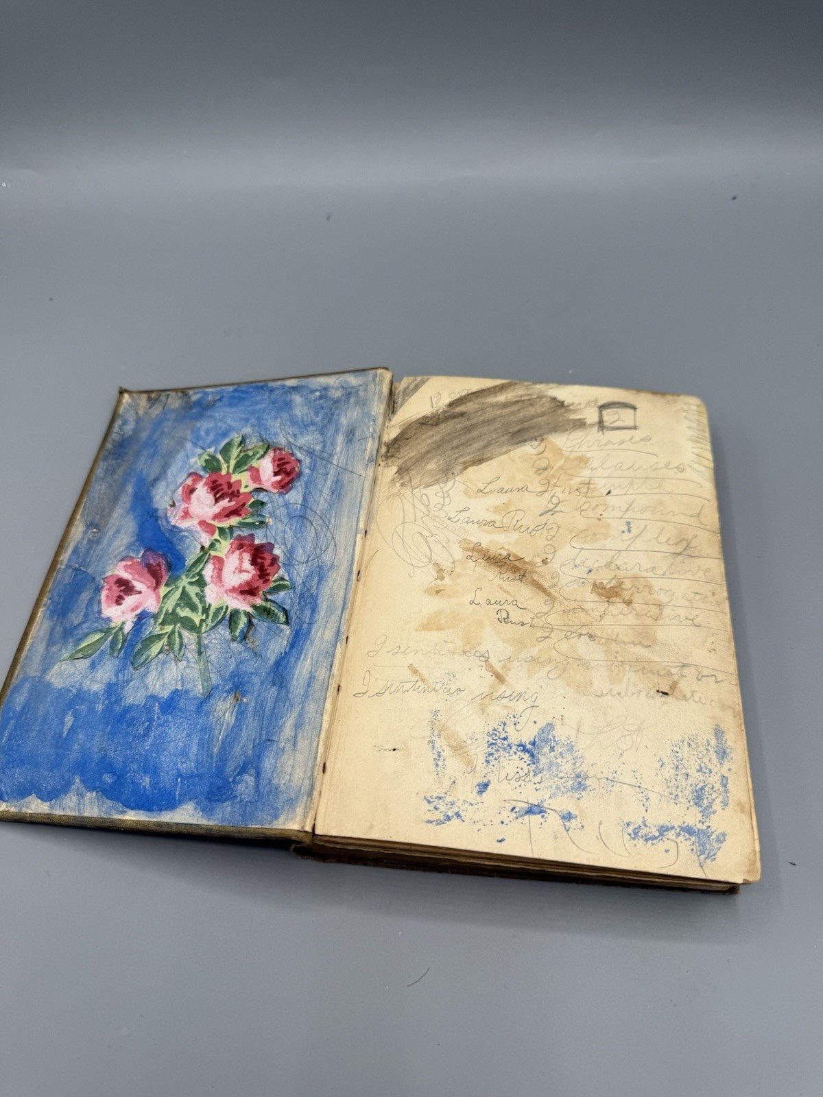 Antique 1903 Steps in English Book Two School Textbook McLean Blaisdell