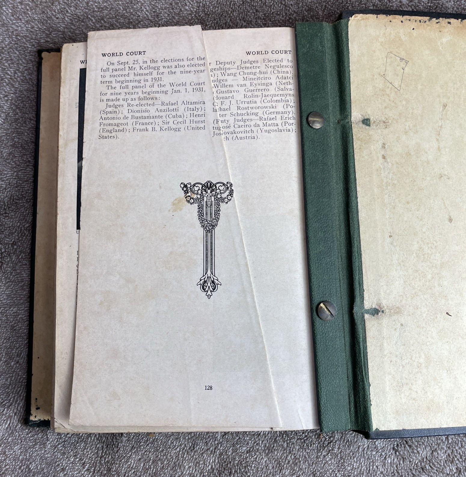 1928 Encyclopedia “Perpetual Pictured Loose Leaf Extension” The Source Book