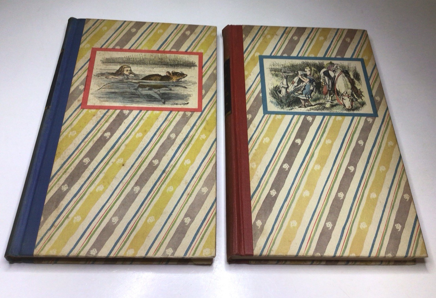 Alices Adventures In Wonderland Through The Looking Glass Lewis Carroll 1946 HC