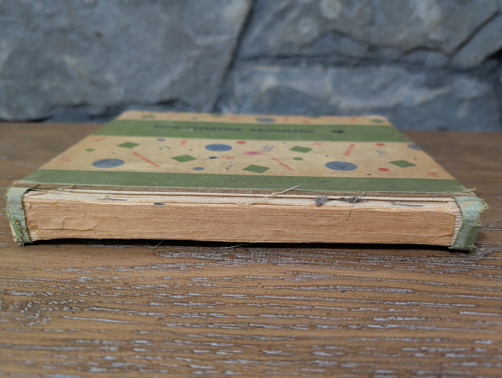 1957 Textbook Row -Peterson Arithmetic 4 Vintage Hardcover Rare