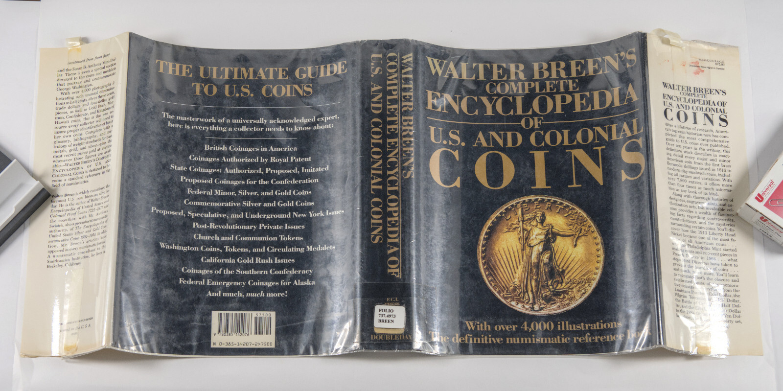 Walter Breen’s Complete Encyclopedia of U. S. and Colonial Coins – Ex-Library