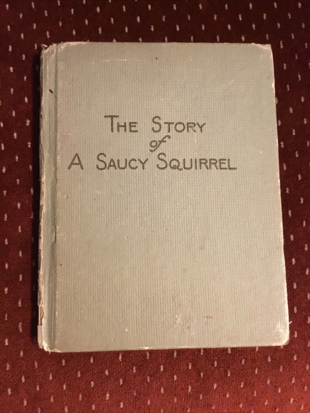 The Story of Saucy Squirrel: Allan Wright, 1926 Classic, Good collectible cond.