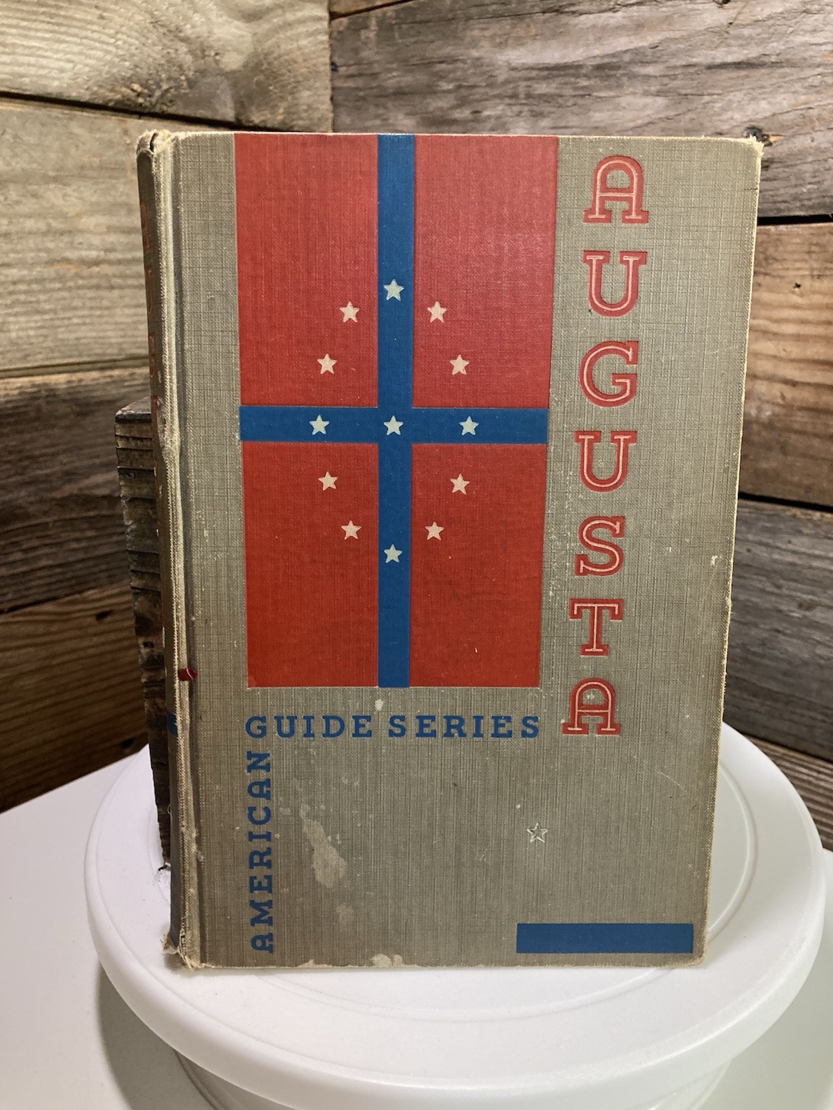 (WPA) AMERICAN GUIDE SERIES – AUGUSTA (GA). 1938 1st Ed., Hdbk. MAPS