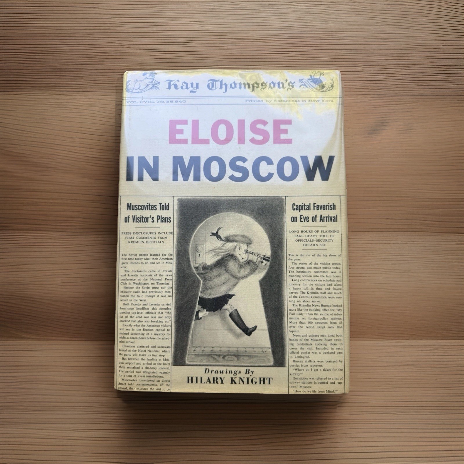 Eloise In Moscow 1st Edition with Protective Dust Jacket 1957