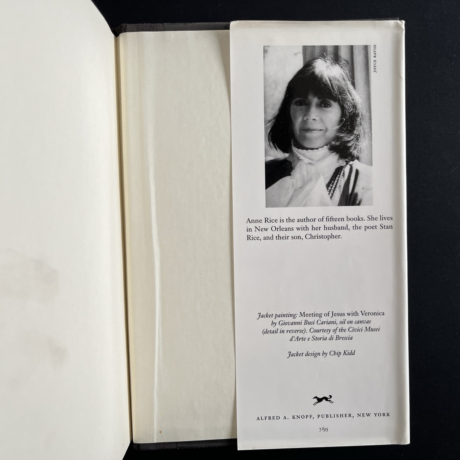 Memnoch the Devil Vampire Chronicles Anne Rice Signed to Anne 1995 First Edition