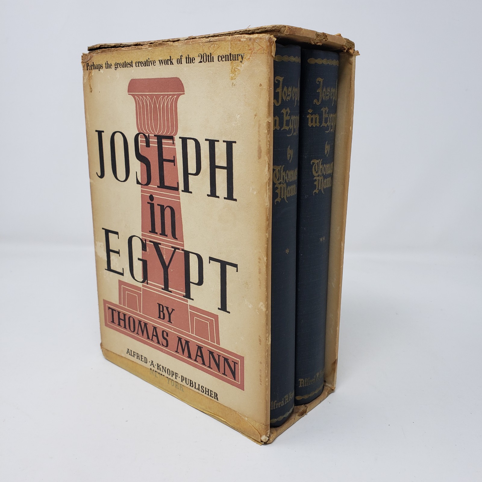 Joseph in Egypt 2 Vol Box Set by Thomas Mann (1st Ed/6th Print, 1938, Hardcover)