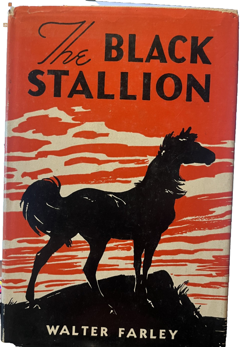 1941 The BLACK STALLION by Walter Farley Vintage HC 28th Printing Random House