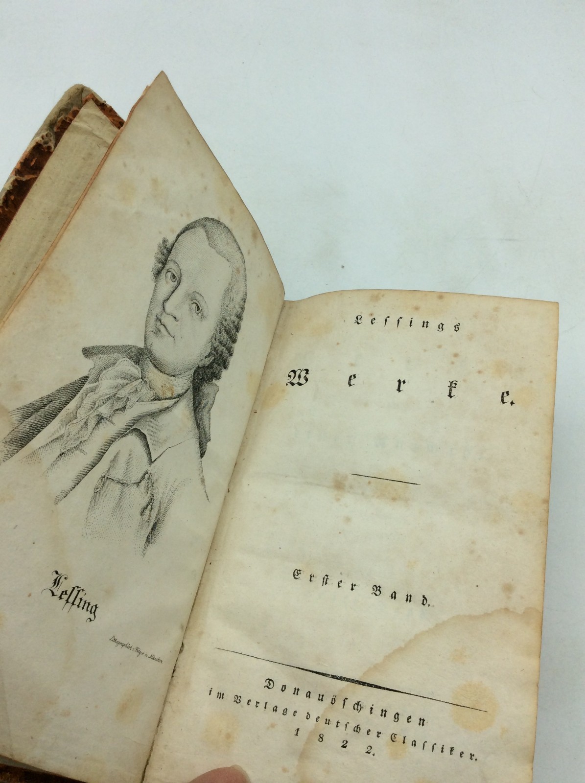 LESSINGS WERKE – Gotthold Lessing – 1822 – 8 vol – German – literary