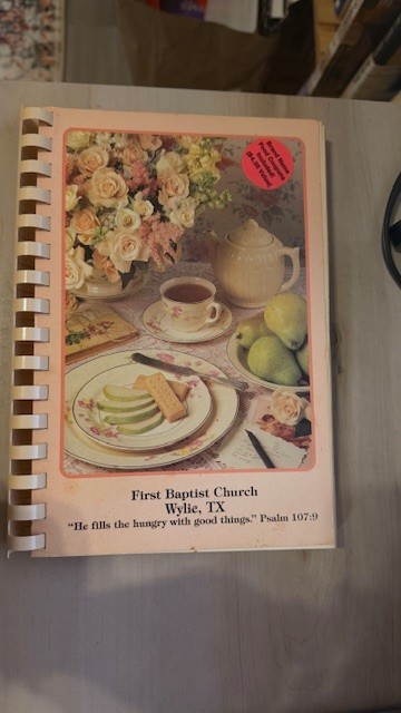 Wylie Texas vintage First Baptist Church Taste & See That the Lord is Good Cookb