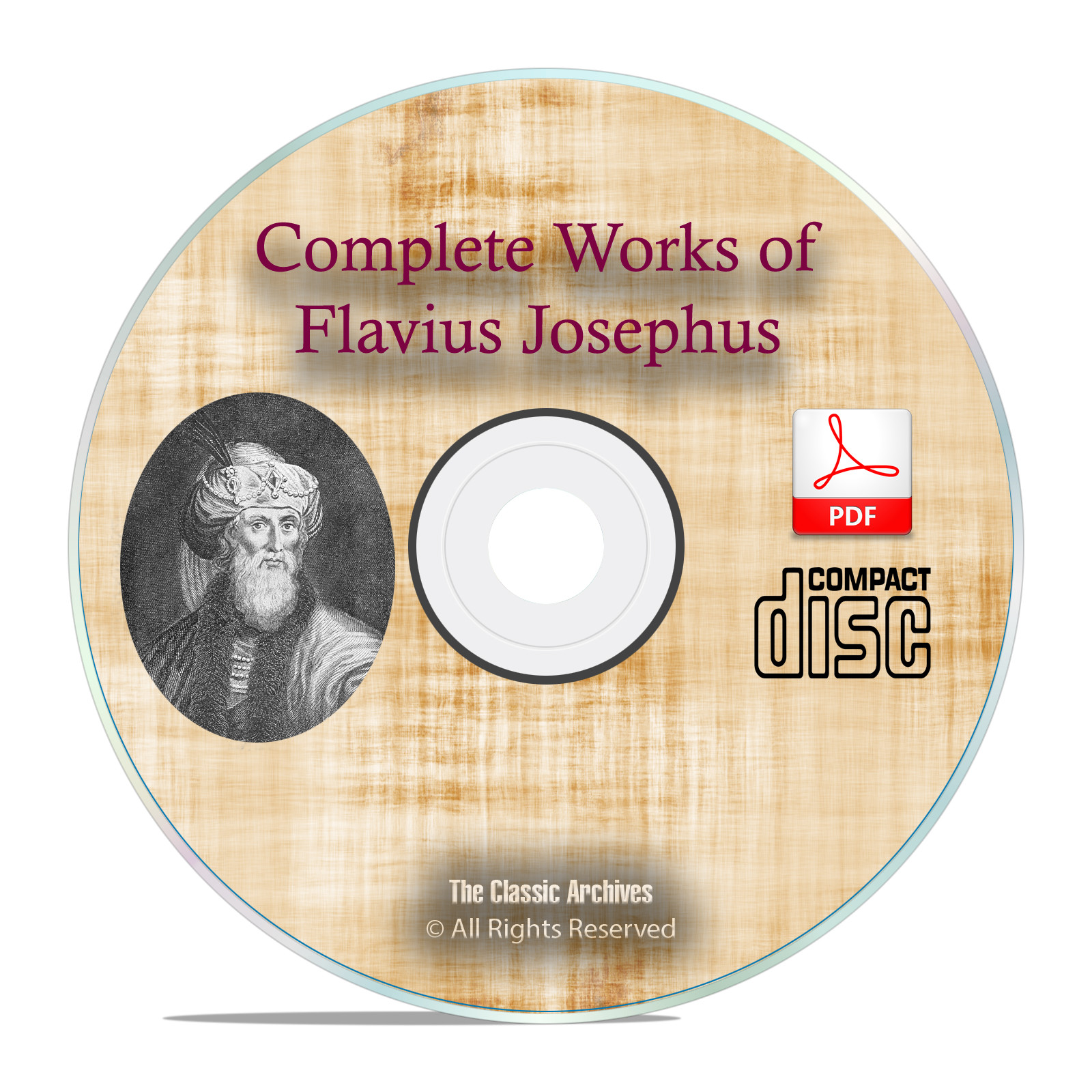 Complete Works, Flavius Josephus, Christian Church History, Jewish CD