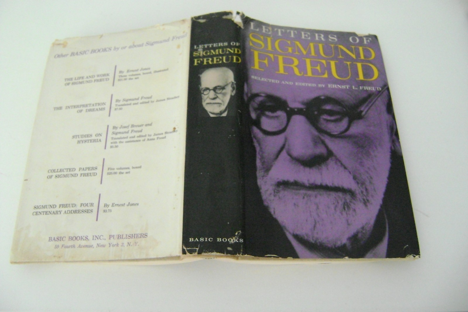 Letters of Sigmund Freud by Ernst L. Freud 1960 Hardcover DJ, 1st edition
