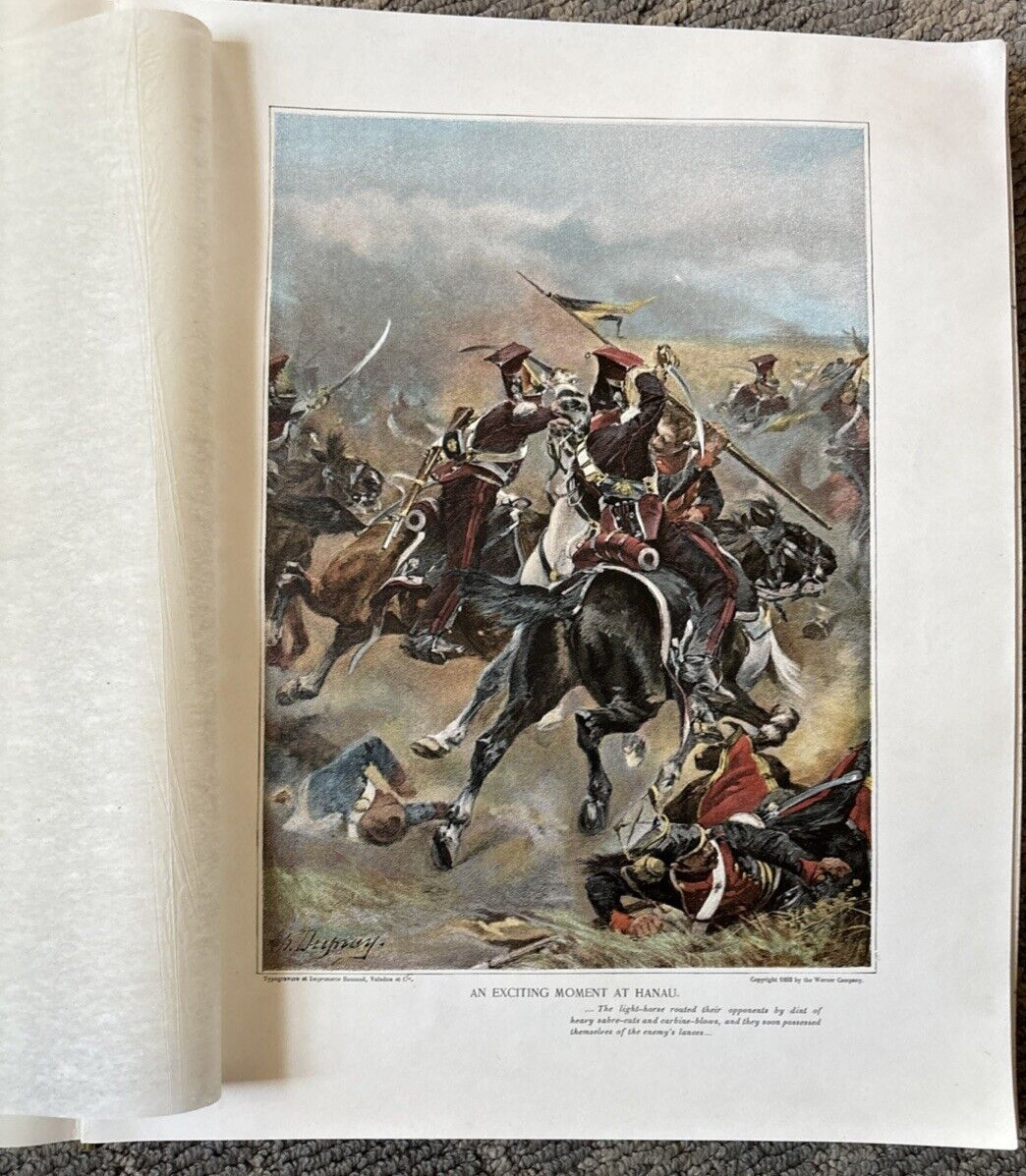Vtg Napoleon’s Military Career, by M. B. Gibbs – 1895 – Deluxe Limited Edition
