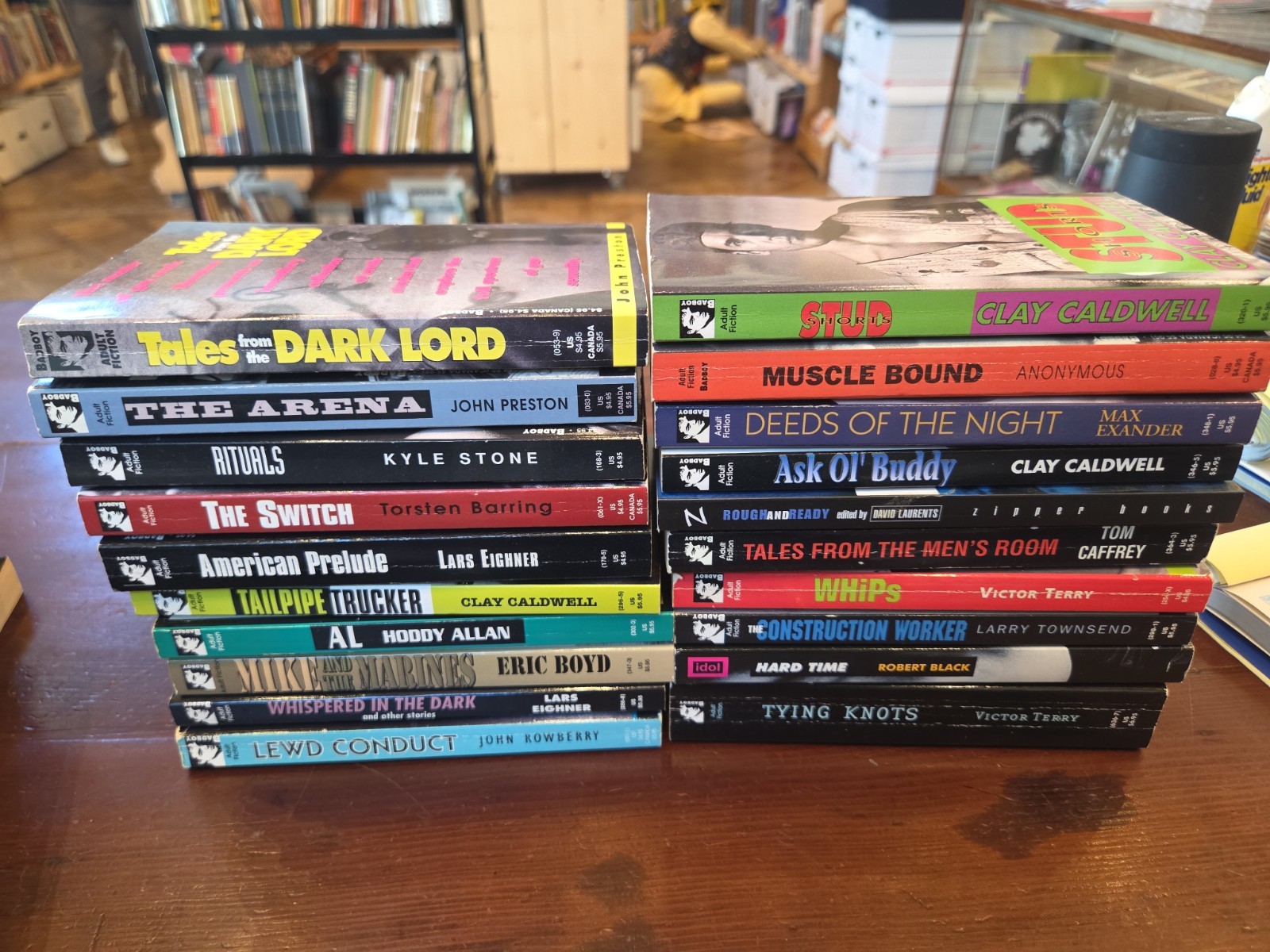 Badboy Gay Pulp Fiction Lot of 20 Books Bad Boy 1990s