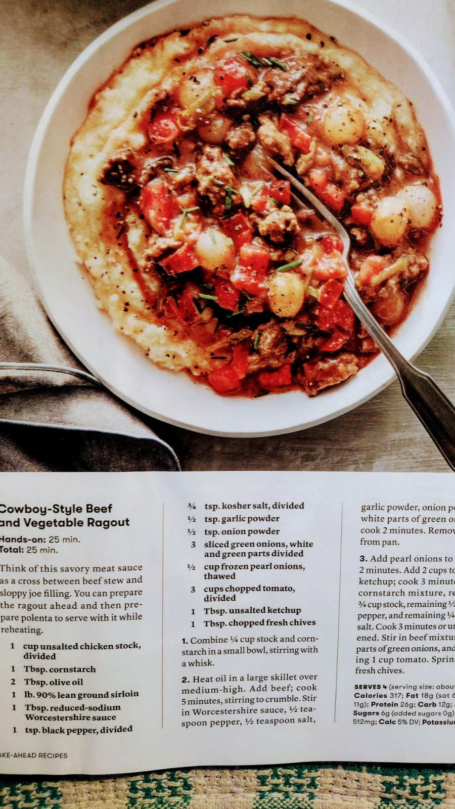 SPECIAL EDITION COOKING LIGHT MAKE-AHEAD RECIPES /06/1/18 COOKBOOK 80 RECIPES