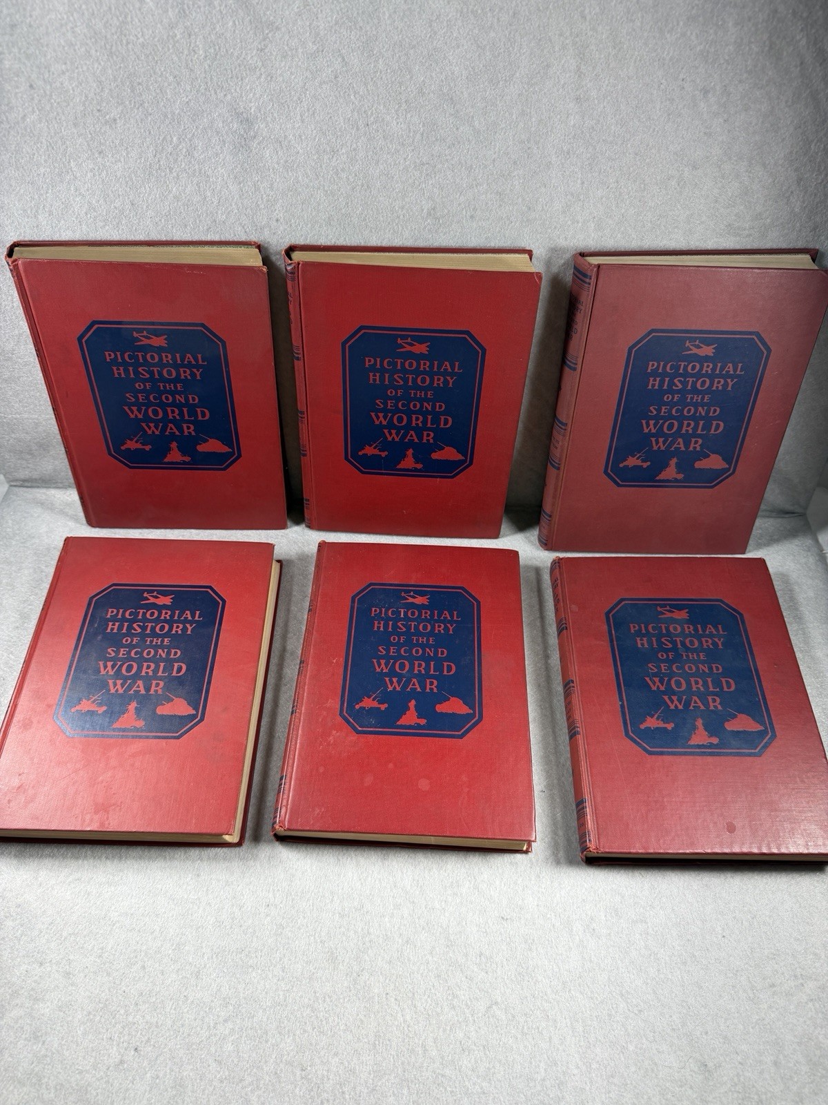 Pictorial History of the Second World War Vol’s 1 – 5. Wm. H. Wise and Co. 1947