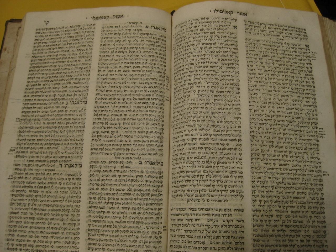 1822 Livorno MEAM LOEZ VAYIKRA IN LADINO complete copy ??? ?????? ????? ??? ???
