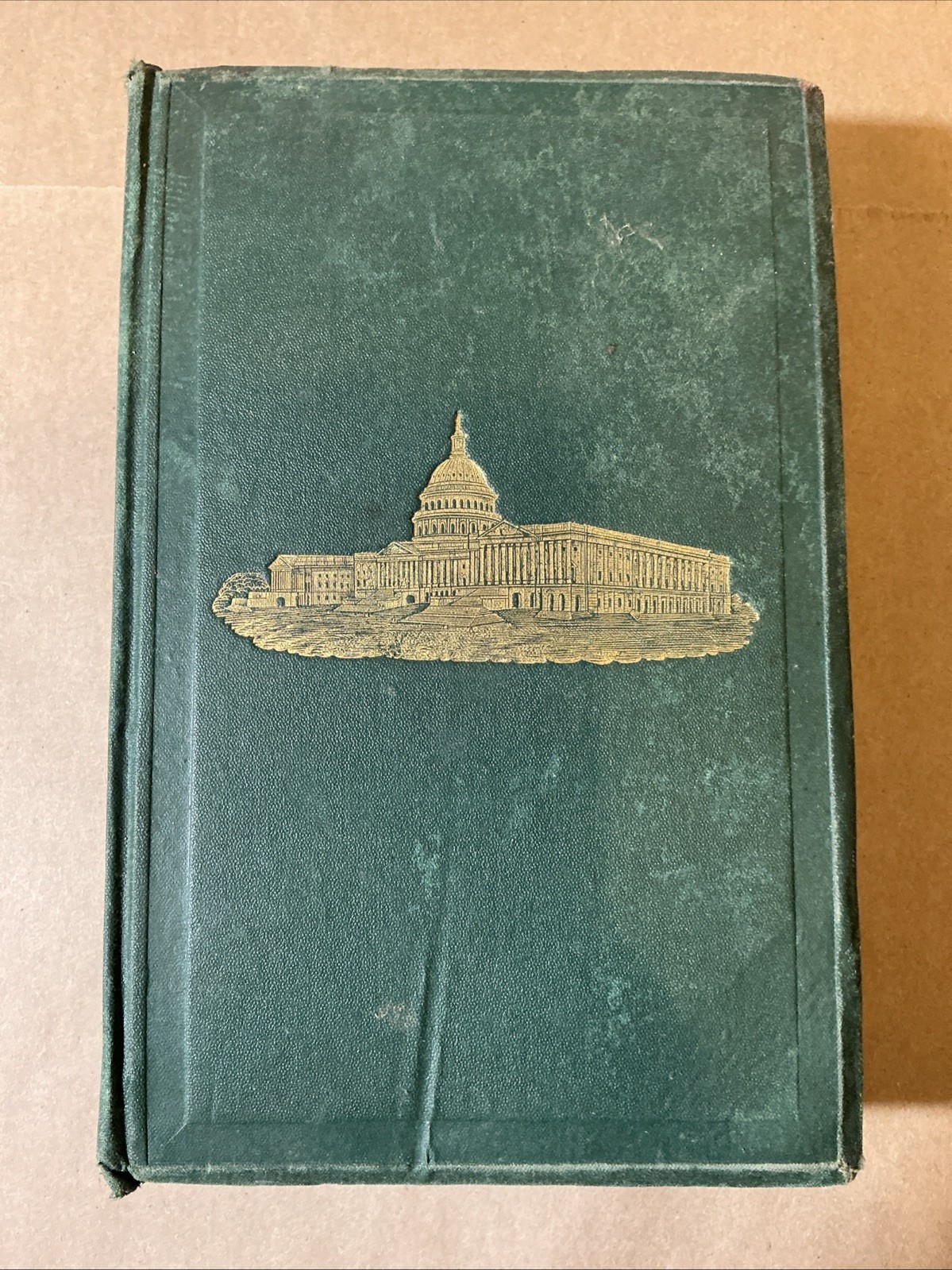 1869 Book Sights And Secrets Of The National Capital John B Ellis As Is INV-AA44