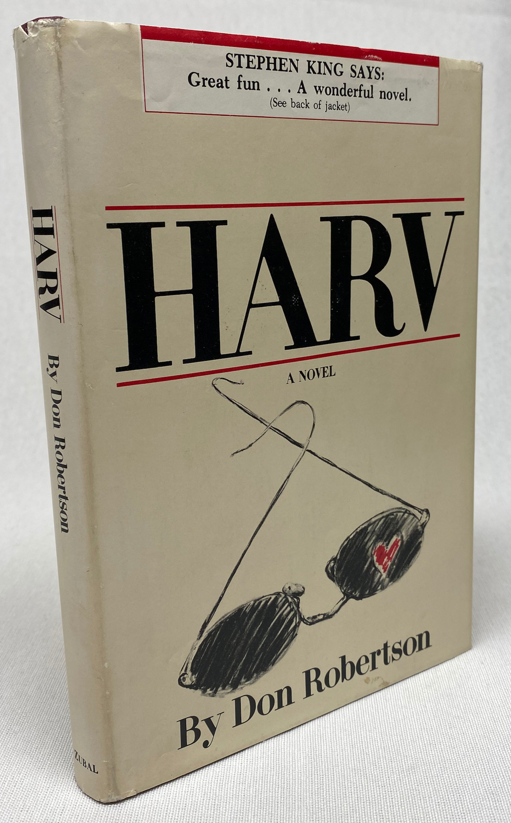 Don ROBERTSON / Harv A Novel Signed 1st Edition 1985