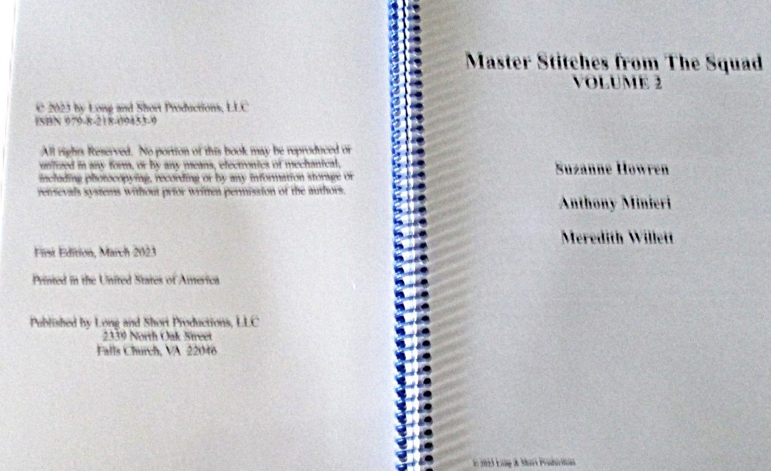 MASTER STITCHES FROM THE SQUAD VOLUME 2 – HOWREN, MINIERI, WILLETT 1st CRAFTING