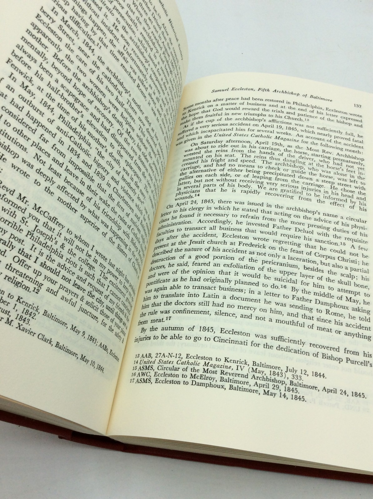 RECORDS OF AMERICAN CATHOLIC HISTORICAL SOCIETY (Vol 76-7 in 1 book) – 1965-6