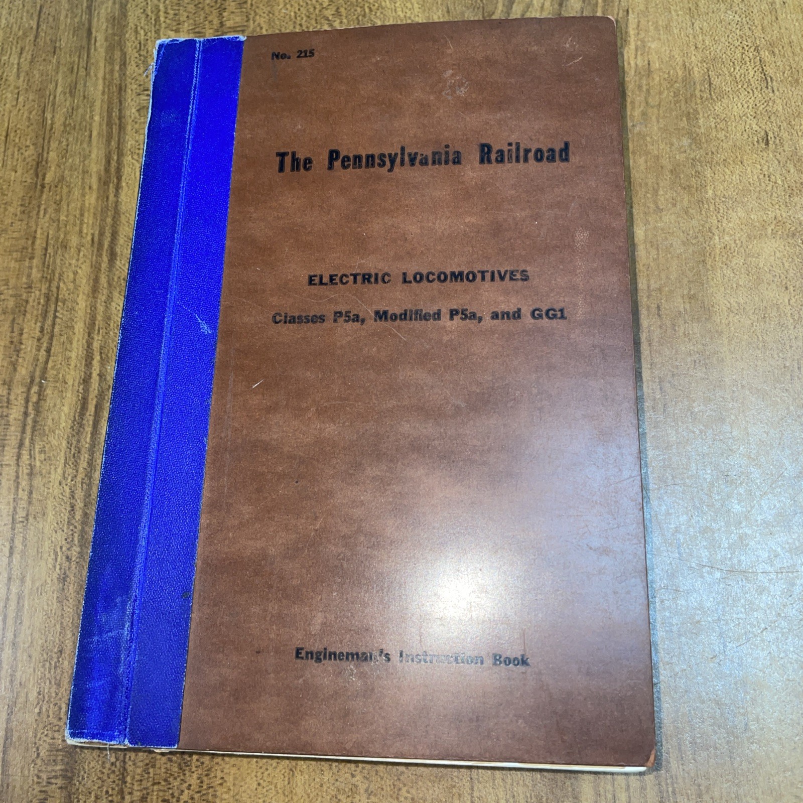 PRR Pennsylvania Railroad Electric Locomotives Engineman’s Instruction Book P5a