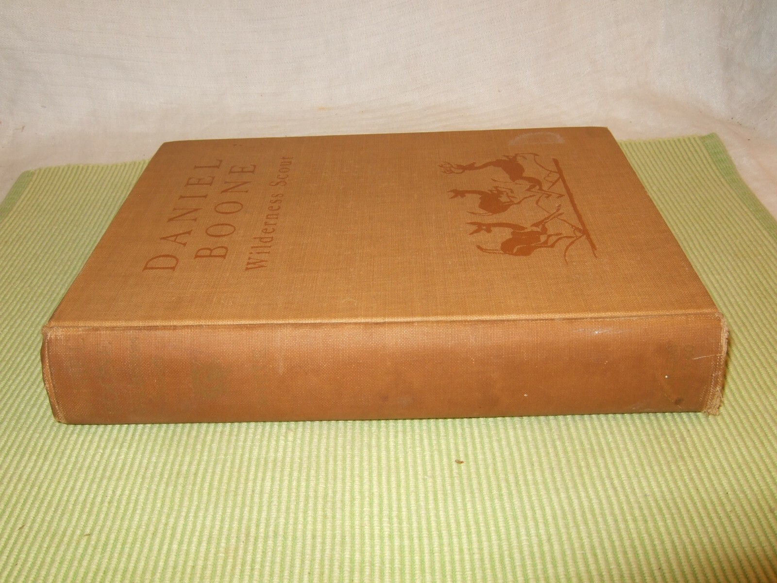 1922 Daniel Boone Wilderness Scout S. E. White Includes Autograph Letter Signed