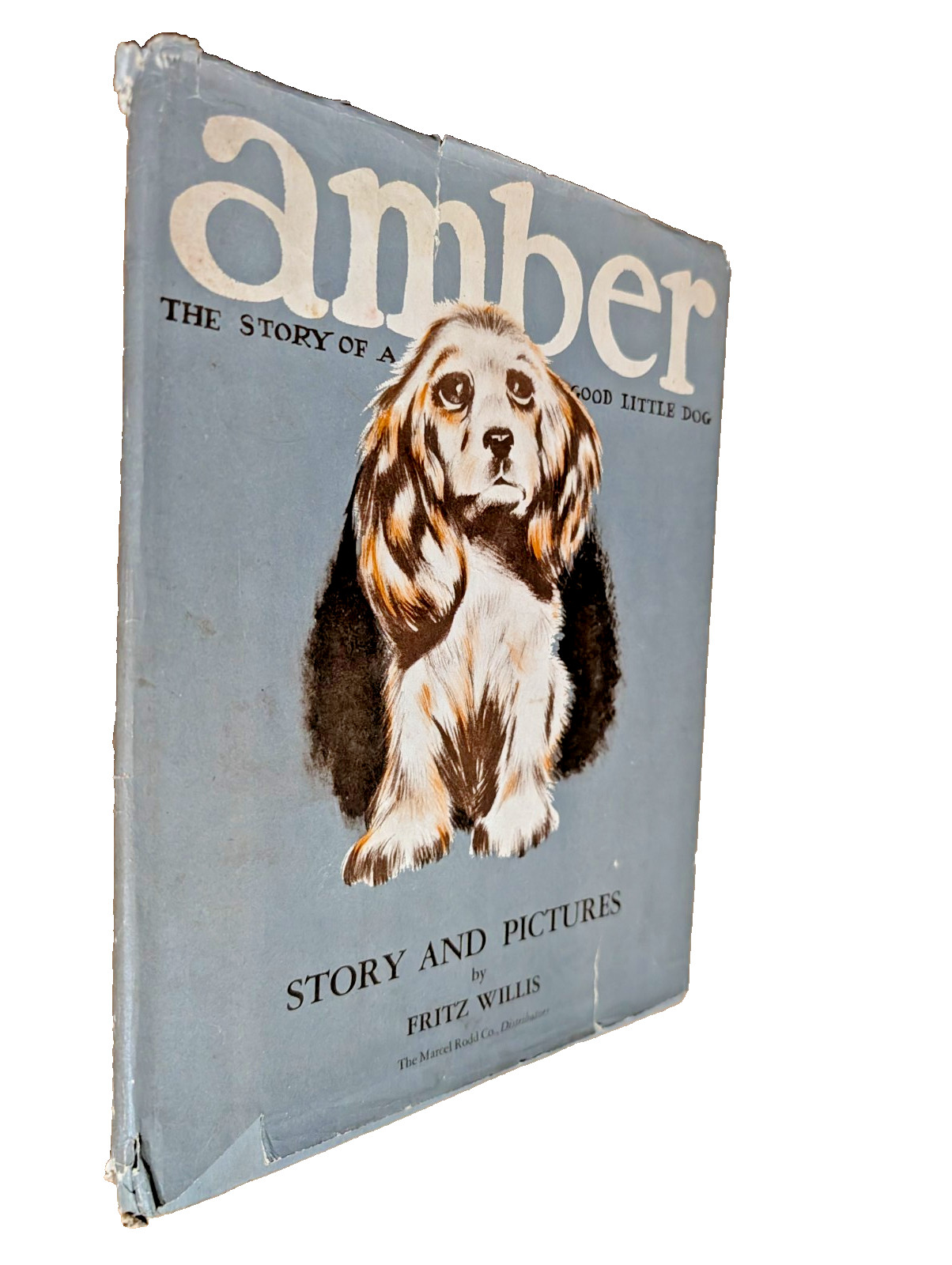 AMBER Story of Good Little Dog Fritz Willis Illustrated Vintage Children’s Book