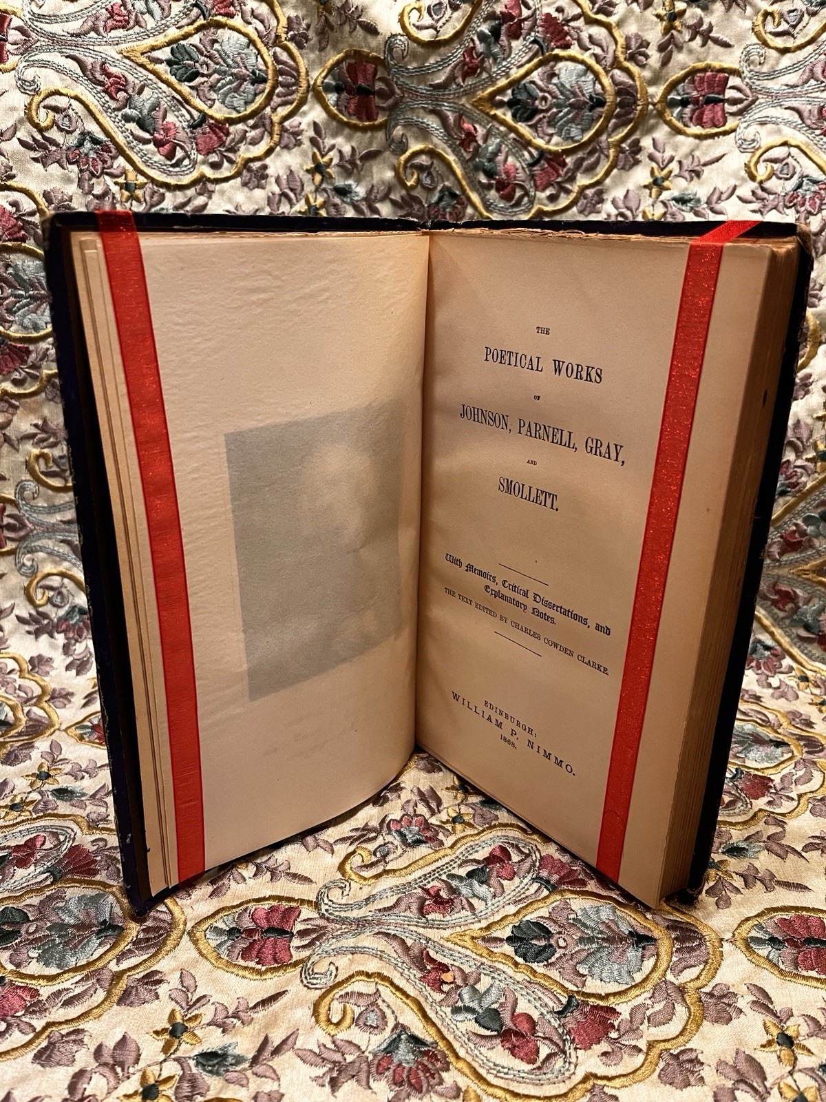 Samuel Johnson, Parnell, Gray & Smollett Poetical Works, Nimmo 1868 Victorian ?