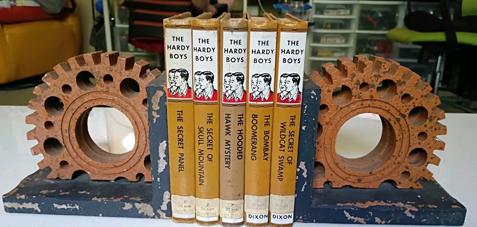 Vintage Lot of 5 The Hardy Boys by Franklin W. Dixon Library Editions