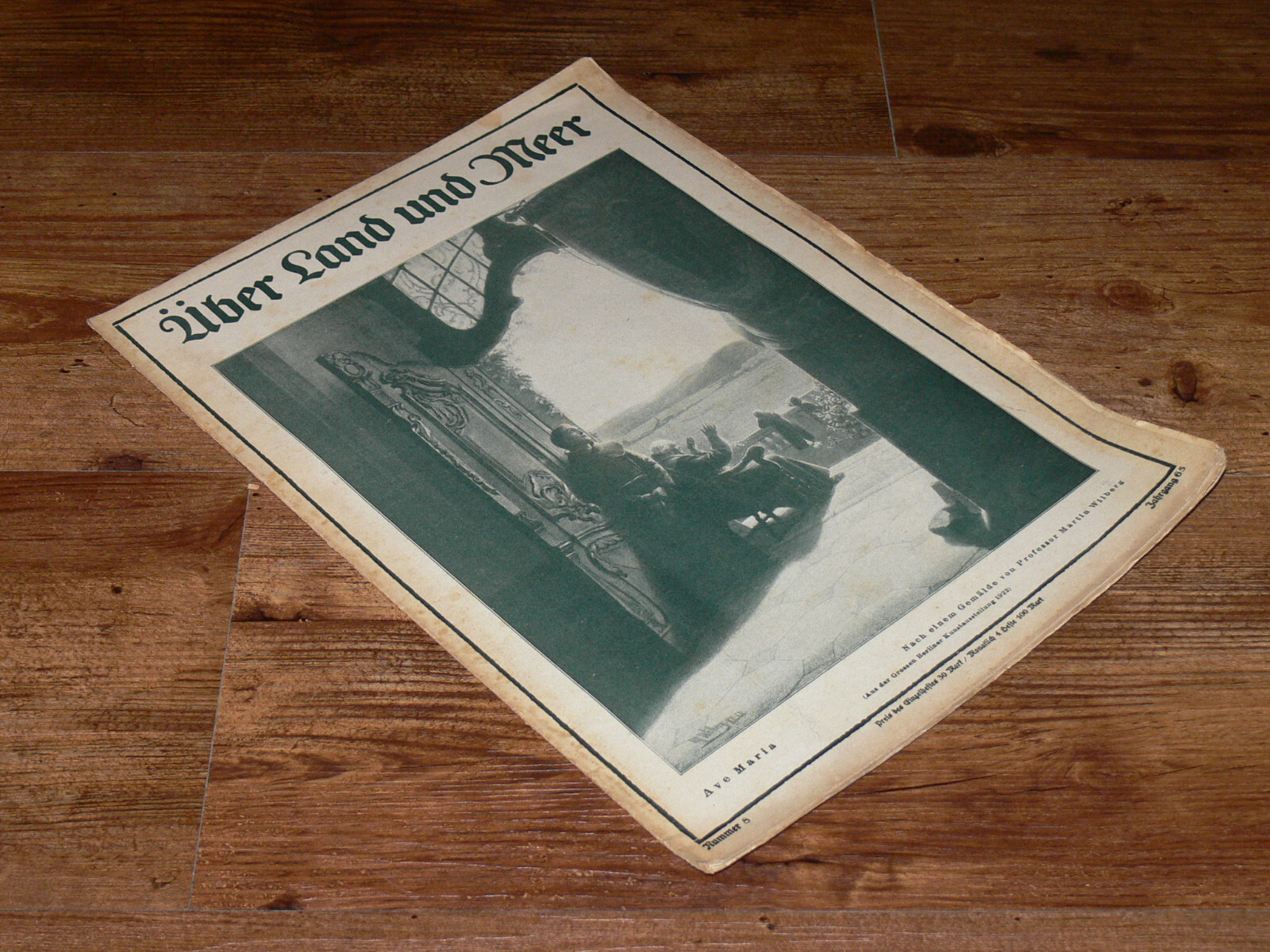 Over Land and Sea 8 /1922 *Illustrated* Materilization T.K. Austria