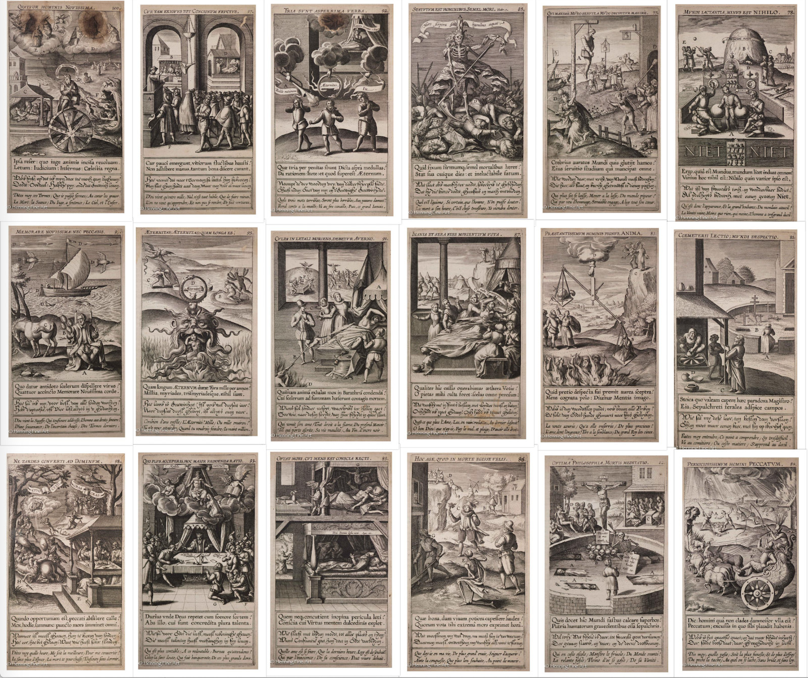 Veridicus Christianus 1601 1st Edition by Jan David 100+ Renaissance Engravings!