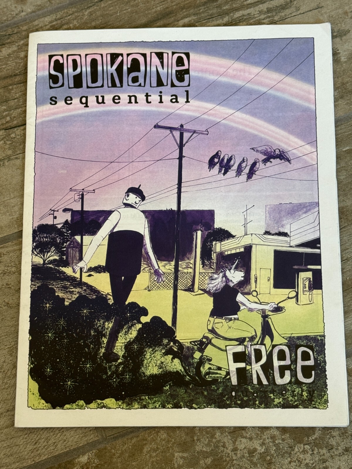 SPOKANE Sequential – Comic Zine from Spokane WA Washington 2018 Derrick Freeland