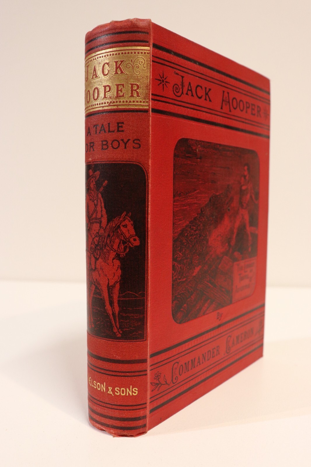 1894 Jack Hooper Adventures At Sea & South Africa Antique Adventure Fiction Book