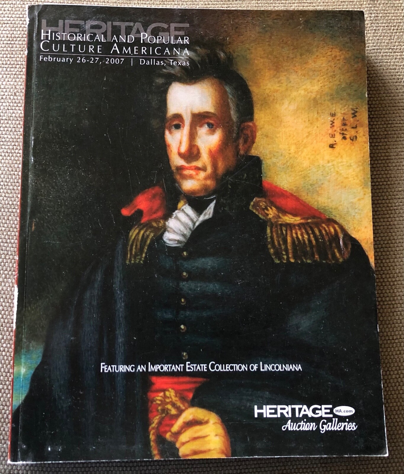 Heritage Historical and Popular Culture Americana Auction #659 February 2007