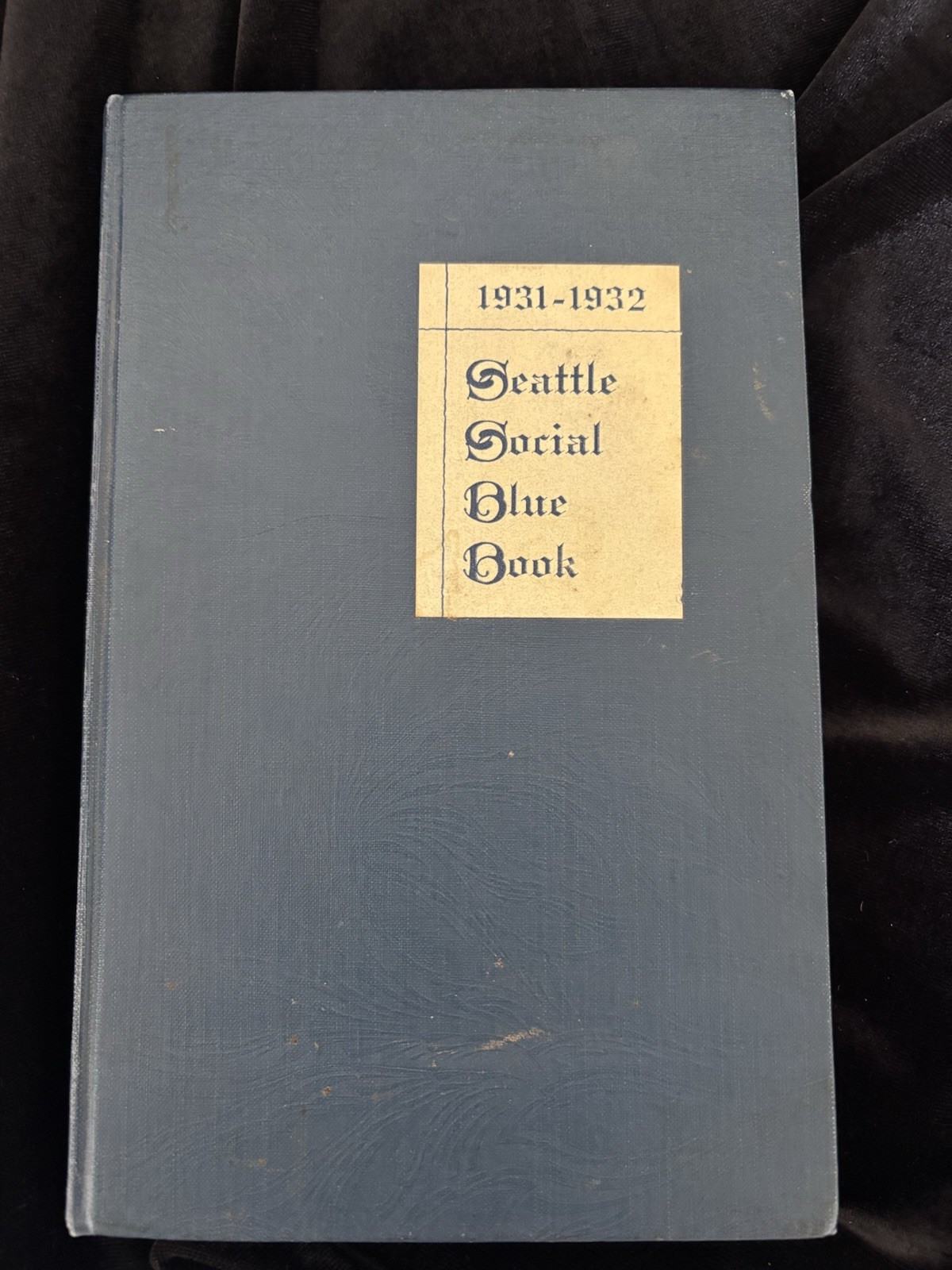 Seattle Social Blue Book 1931-32