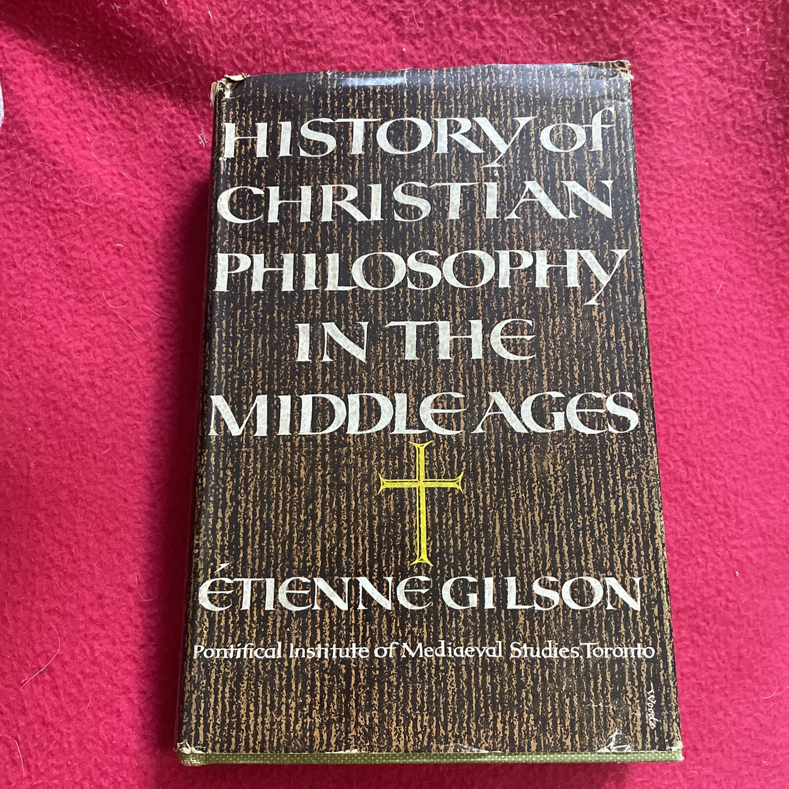 History of Christian Philosophy in the Middle Ages by Gilson 1955 1st Ed. HC DJ