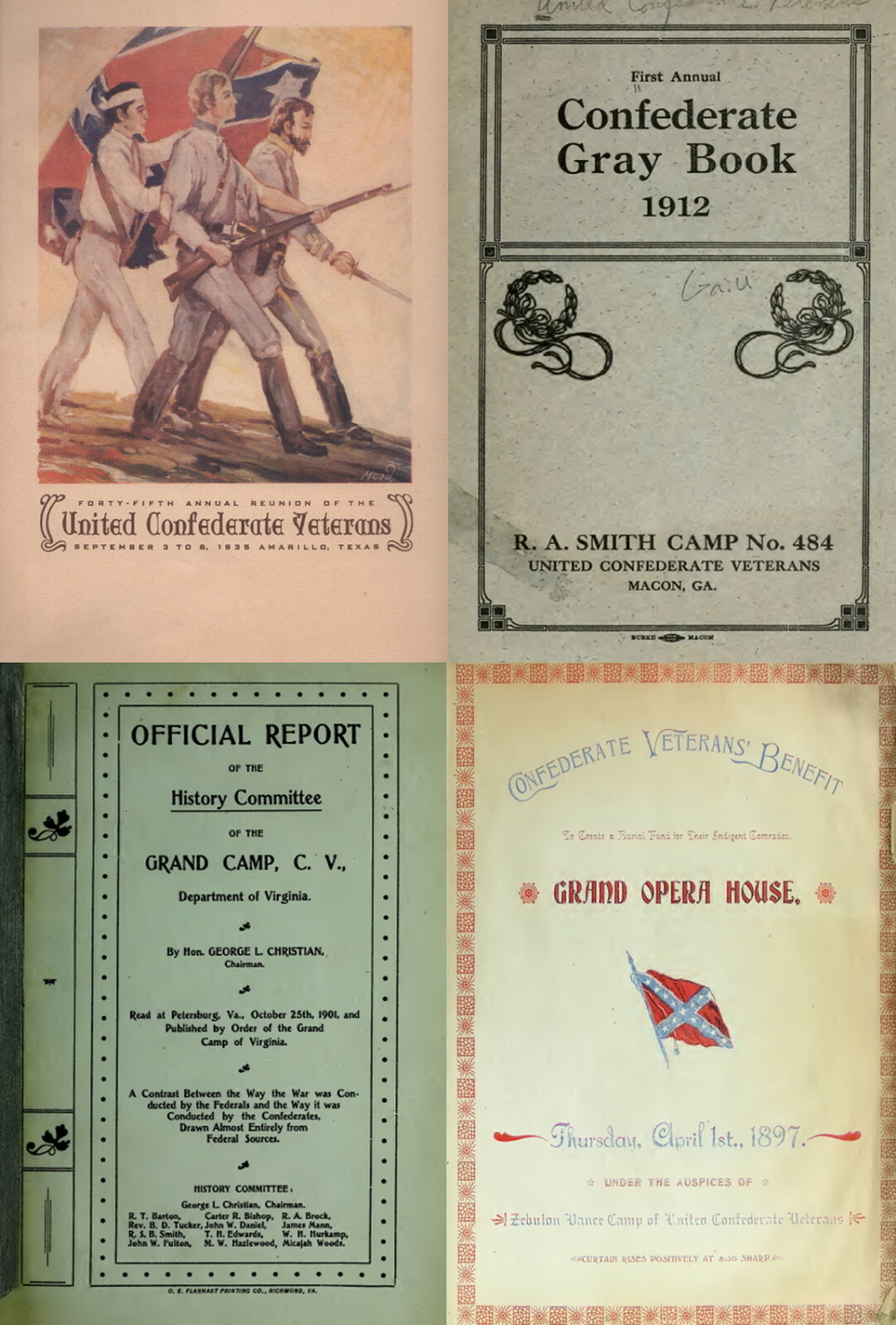 The American Civil War United Confederate Veterans – 105 Rare Old Books on USB