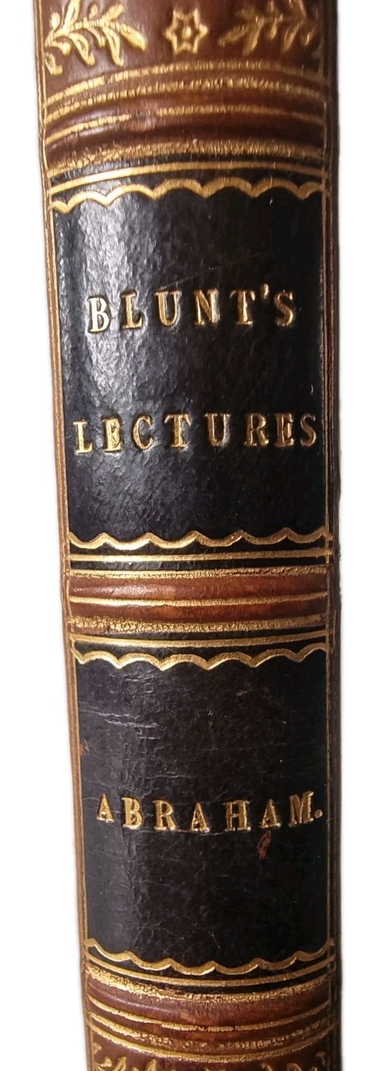 1844 Henry Blunt History of Abraham Fine Leather Binding Hatchard Theology