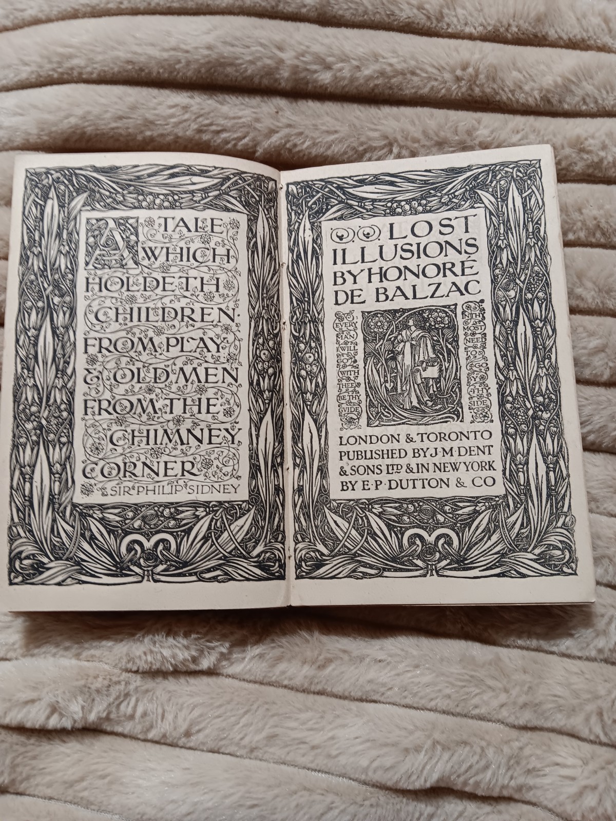 Lost Illusions by Honoré de Balzac Illustrated Cloth J.M. Dent 1917