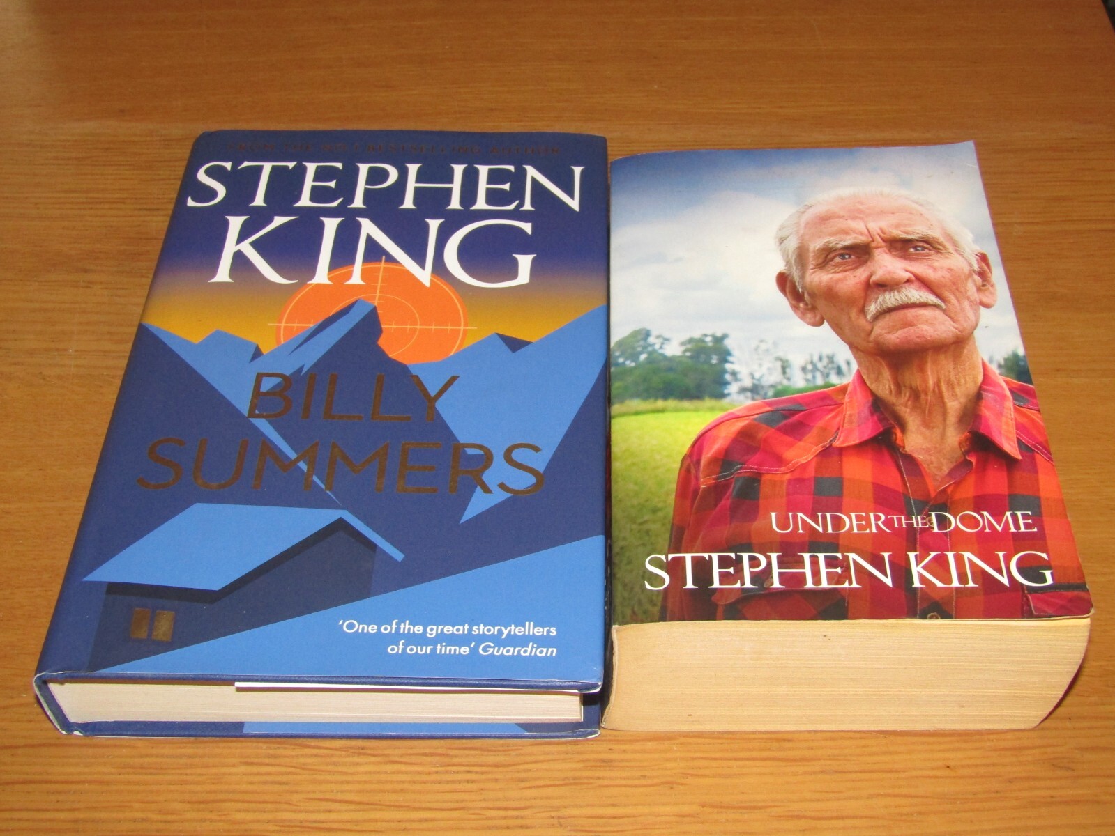 Billy Summers First Edition 2021 Hardback Book/Under The Dome P/Back Book