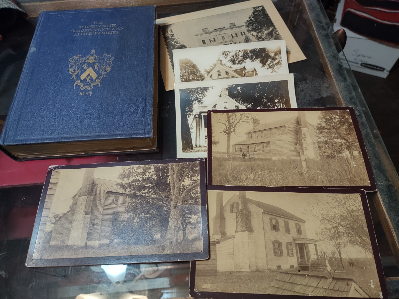 1927 Geneology Book SYDNEY-SMITH GLAGETT-PRICE FAMILIES w.historical house photo