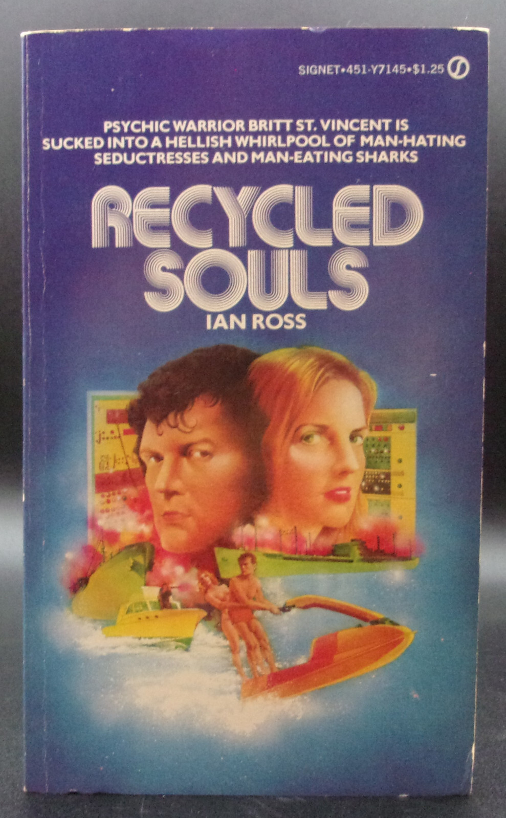 Ian Ross RECYCLED SOULS First edition Occult SF Britt St Vincent AKA Rossmann
