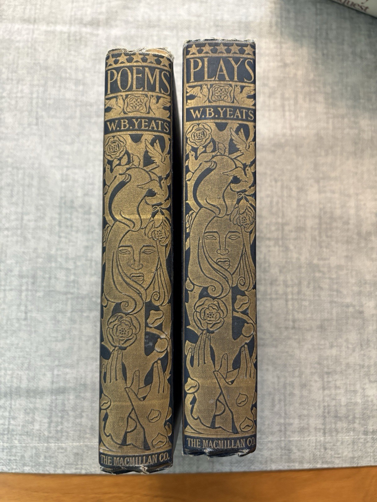 W.B. Yeats – The Poetical Works (1906-1907 Printing By Macmillan)