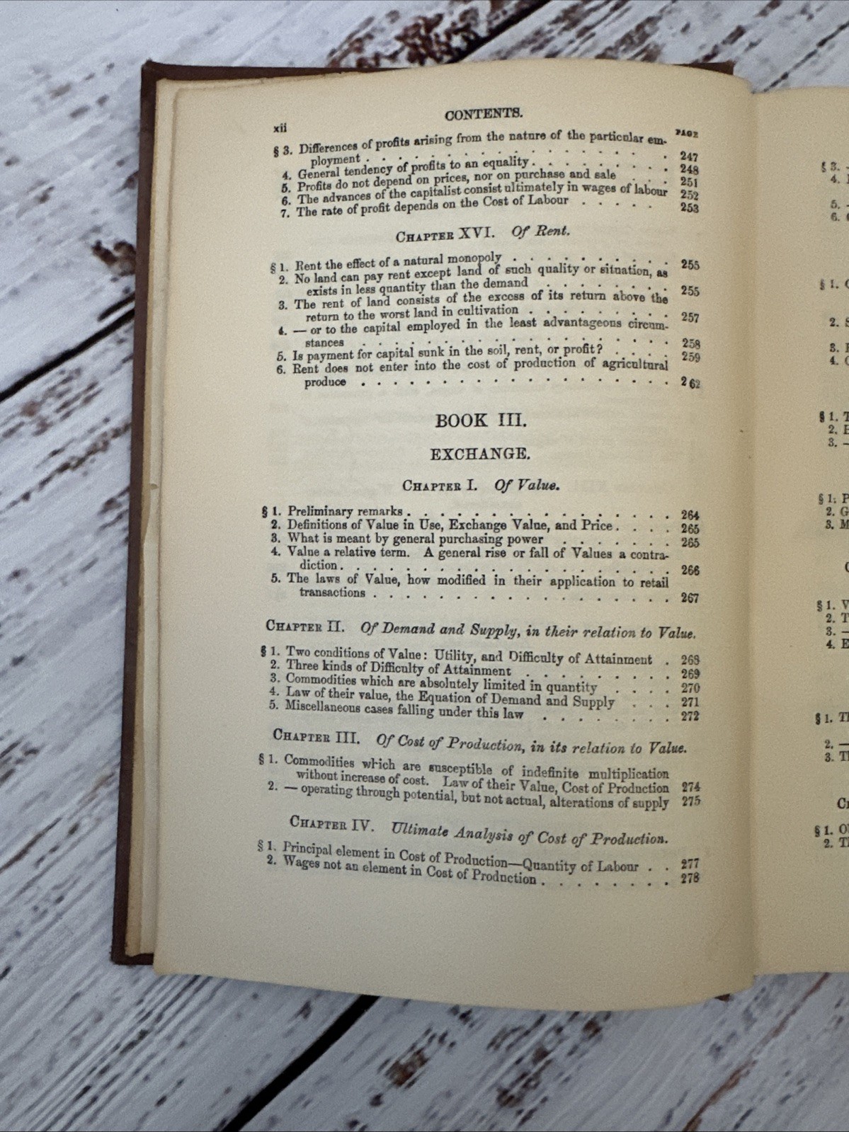 Principles of Political Economy John Stuart Mill 1909 Antique