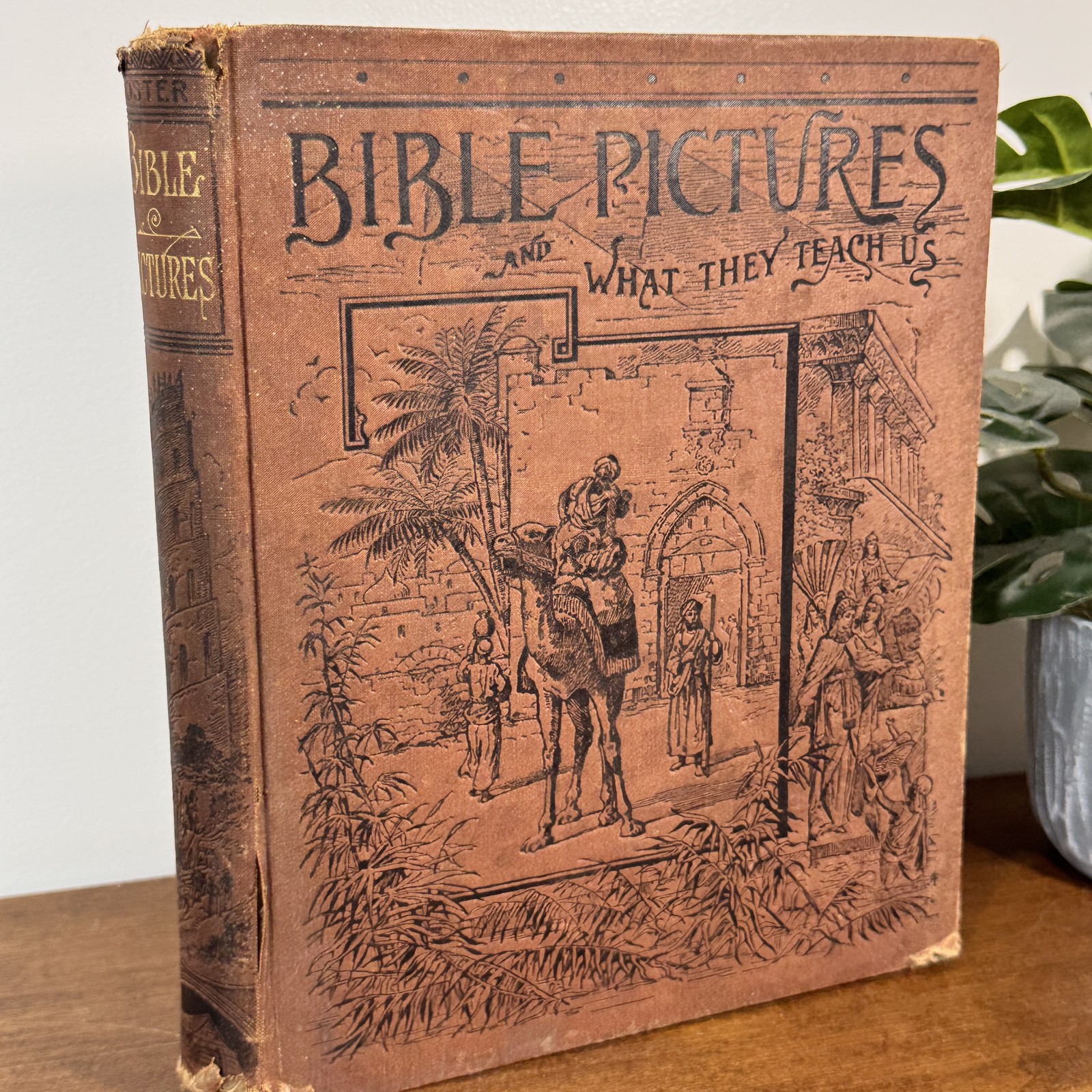 Bible Pictures and What They Teach Us Charles Foster 1886 Antique Illustrated